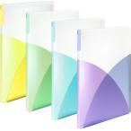  плюс прозрачный файл A4 длина 40 карман Pastypa стойка фрукты Squash 4 цвет комплект одиночный товар 