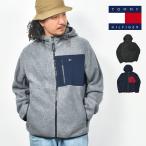 ショッピングフリース フリース ジャケット フード付き TOMMY HILFIGER トミー ヒルフィガー ジャケット メンズ 暖かい 防寒 151AF238 ジップ フーディ ロゴ アメカジ 上着 送料無料