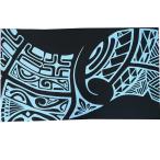  парео этнический черный - голубой ( парео зажим есть )