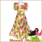 ショッピングハワイアン フラ ドレス フラダンス ハワイアンドレス ムームー 結婚式 海外挙式 参列用  ハワイ直輸入生地 ハワイ産  日本国内自社工場縫製 MA-401