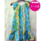  MM платье Kids Hawaiian пуховка рукав детский 7 лет 8 лет Dress за границей . тип три ряд для девочка ребенок Гаваи прямой импорт No.43