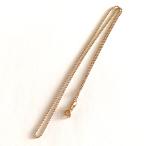 セール  ネックレス ハワイアンジュエリー  ピンクゴールドチェーン カットボール 14K 太さ 0,8mm 40cm