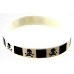 Yahoo! Yahoo!ショッピング(ヤフー ショッピング)ラバーブレスレット ゴム プリントスカル/メール便可