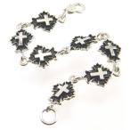 Yahoo! Yahoo!ショッピング(ヤフー ショッピング)クロスエンブレム連ブレスレット シルバー/メール便可　再入荷無　現在庫限りセール価格