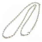 Yahoo! Yahoo!ショッピング(ヤフー ショッピング)あずきチェーン50cm3本セット シルバーカラー/メール便可