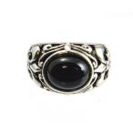 Yahoo! Yahoo!ショッピング(ヤフー ショッピング)ストーンリング オニキス/メール便可