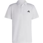 アディダス adidas テニス ファブ ポロシャツ メンズ 男性 ウェア トップス 半袖 ショートスリーブ レギュラーフィット 3つボタン 襟 軽量 柔らかい