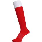 マイン mine ラグビー ソックス RUGBY SOCKS メンズ レッド×ホワイト 25-27cm ストッキング 靴下 摩耗に強い サッカー 部活 クラブ チーム トレーニン