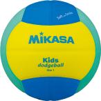 ミカサ MIKASA スマイルドッジボール 1号球 イエロー×ブルー×ライトグリーン ジュニア キッズ ドッチボール 学校体育用品 クラブ レクリエーション レジャー