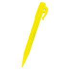 キャプテンスタッグ CAPTAIN STAG PC.フックペグ23cm 1本  蛍光イエロー   M9720