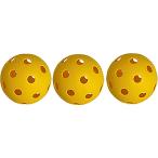 サンラッキー Sunlucky ピックルボール 普及用ボール 3個 穴あきボール 室内用 屋外用 ニュースポーツ レクリエーション 学校  PL15