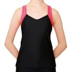 ササキ SASAKI クロスバックトップ カップポケット付き レディース トップス タンクトップ 吸汗速乾 ストレッチ 練習 トレーニング 演技 クラブ 部活 合宿 大