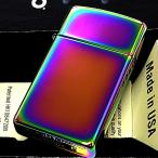 ショッピングzippo ZIPPO スリム ジッポ ライター スペクトラム 鏡面 虹色シンプル レインボー PVD チタンコーティング かっこいい メンズ レディース