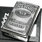 ショッピングzippo ZIPPO ライター ジャックダニエル お酒 ジッポ JACK DANIELS メタル クロームハイポリッシュ 立体加工 かっこいい プレゼント メンズ 父の日