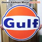  жестяная пластина табличка античный GULF OIL большой Gulf гараж стена украшение plate da ikatto en Boss metal автограф Logo стандартный лицензия товар 