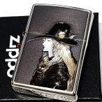 ZIPPO ライター 天野喜孝 D ジッポ おしゃれ 両面加工 かっこいい 彫刻 シルバー燻し 美しい 銀 メンズ ギフト プレゼント