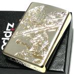 ZIPPO 牙狼 GARO 轟天 ジッポ ライター シルバー＆ゴールド かっこいい 金差し 銀 金 両面加工 テレビドラマ キャラクター プレゼント