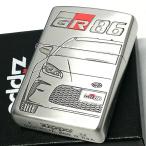 ZIPPO TOYOTA GR86 ジッポ ライター トヨタ全面監修 車 シルバー 両面加工 ハチロク かっこいい 彫刻 おしゃれ ギフト プレゼント