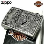 ショッピングzippo ZIPPO ライター ハーレーダビッドソン ジッポ アンティーク シルバー 古美バレル仕上げ 彫刻 かっこいい 日本限定モデル メタル メンズ