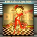 LED���C�g �C���e���A ���� �x�e�B�E�u�[�v �L�����o�X �Ǌ|�� Canvas Light BOX BETTY-DINER ������� �G�� ���� �ԐڏƖ� ���킢��