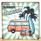 ブリキ看板レトロエンボスプレートサ...