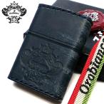 ZIPPO オロビアンコ ダメージネイビー ジッポ ライター ブランド 本牛革巻き かっこいい Orobinco レザー 皮 型押し ロゴ 渋い イタリア