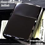 ZIPPO ライター アーマー シャインレイ 両面加工 ジッポ イオンブラック かっこいい 重厚 コーナー彫刻 シンプル メンズ 高級 鏡面