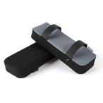 Shinnwa 肘掛けクッション 高反発 アームレスト カバー ひじおき クッション 2枚セット 椅子 チェア用 ひじ掛けクッション マジックテ