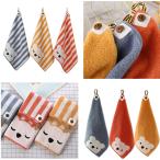  free shipping loop attaching towel 30×30 child towel kindergarten child care . simple lovely ..3 pieces set one Point go in . preparation go in . preparation 