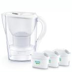 ポット型浄水器 マレーラ ホワイト カートリッジ 3P  (ブリタ 浄水型 ピッチャー 飲料水 エコ BRITA Japan) 爆買