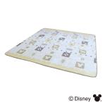 ショッピングホットカーペットカバー フランネルラグ ミッキーマウス/レスト イエロー 180×180cm (ホットカーペットカバー 床暖 洗濯OK 防音 大島屋) 爆買