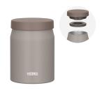 ショッピングスープジャー 真空断熱スープジャー 500ml グレージュ JEF-500-GG   (ランチ スープボトル 保温 保冷 食洗機 サーモス) 爆買