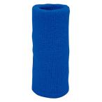 綿タオル リストバンド ロング ブルー FT-263 (スポーツ ワークシーン 汗拭き 吸汗性 手首用 タオル地 黒 カヴァーワーク) 爆買