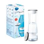 ショッピングブリタ ブリタ カラフェ型浄水器 ホワイトグラファイト マイクロディスク浄水フィルターつき KBFSCR11 [1.3L 塩素除去 ろ過] 爆買