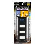 Yahoo! Yahoo!ショッピング(ヤフー ショッピング)耐雷 コード付タップ4P1M 黒 WBT-4010SBN（BK） ELPA [電源タップ] 爆買