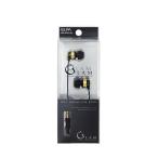 ELPA kana ru type стерео наушники Gold 1.2m RD-ST01(G) ( слуховай аппарат AV оборудование бытовая техника периферийные устройства черный чёрный Elpa )( отметка использование )