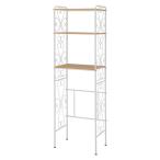 冷蔵庫ラック (約)幅58×奥行38×高さ182.5cm KCC-3040WH 萩原 爆買