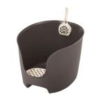  Ricci .rula pre стена высота кошка туалет темно-серый [ кошка для туалет скол .. предотвращение лопата имеется ]. покупка 