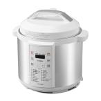 アイリスオーヤマ 電気圧力鍋 6.0L ホワイト PC-EMA6-W (電気鍋 ナベ なべ 手軽 簡単 自動調理 調理家電 キッチン家電 IRIS)