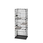  compact кошка клетка 3 уровень темно-серый CCC-168 ( кошка для клетка переворачивание предотвращение ремень имеется товары для домашних животных Iris o-yama). покупка 