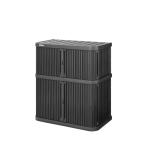  Mini запирающийся шкафчик темно-серый W90×D52×H100cm ML-1050PP ( место хранения наружный место хранения удобный место хранения старт  King Iris o-yama). покупка 