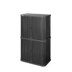  Mini запирающийся шкафчик темно-серый W90×D52×H155cm ML-1600PP ( место хранения наружный место хранения удобный место хранения старт  King Iris o-yama). покупка 