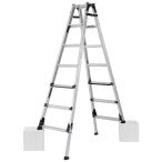 伸縮脚付はしご兼用脚立 約210cm GUS-210 アルインコ [アルミ脚立 上部操作式 折り畳み リベット方式 中折れ ハシゴ 梯子 ガウディ GAUDI] 爆買