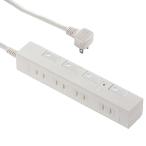 Yahoo! Yahoo!ショッピング(ヤフー ショッピング)オーム電機 雷に強いスリム節電タップ 4個口 1m 白00-6933 HS-TPK41SL-W[電源タップ・延長コード:雷ガード付タップ]