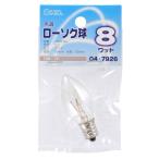 オーム電機 点滅ローソク球 8W E12 クリア04-7926 LB-C7208TE-C[白熱球:シャンデリア球・ローソク球] 爆買