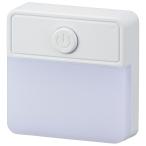 薄型LEDナイトライト スイッチ式 電球色 （品番）06-1723 NIT-ALA6PSQ-WL (照明器具:ナイトライトコンセント式 オーム電機) 爆買