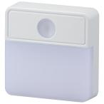 オーム電機 薄型LEDナイトライト 明暗センサー式 電球色 [品番]06-1724 NIT-ALA6MSQ-WL (足元灯 ナイトライト 暗くなると点灯 自動点灯 ) 爆買