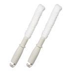 サーキュレーターブラシ 2本入り （品番）08-1588 KAJ-SB100W-2P (生活家電:扇風機・サーキュレーター オーム電機) 爆買