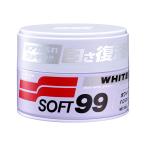 ソフト99 カーワックス ニューソフト99 ホワイト ハンネリ 350g 00020 (丸缶ワックス 白 ソリッド塗装車 半練り WAX 洗車 車用 カー用品 ソフト99) 爆買
