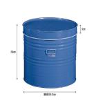 米びつ缶　30Kg/白米約30Kg　カラー鋼板製丸缶　川辺製作所 米びつ缶 貯蔵 米貯蔵缶 米　コメ　こめ　米保管庫　米収納庫 桐　総桐